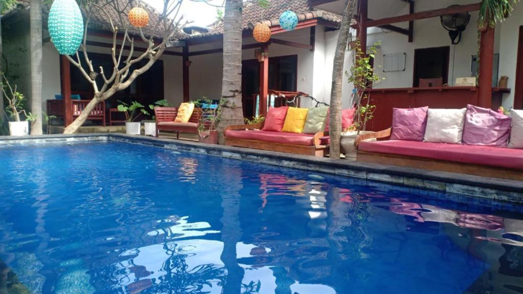 Aaliku Bungalows Gili Trawangan Buitenkant foto